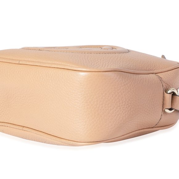 Gucci Beige Pebbled Leather Soho Disco Crossbody - Picture 7 of 8